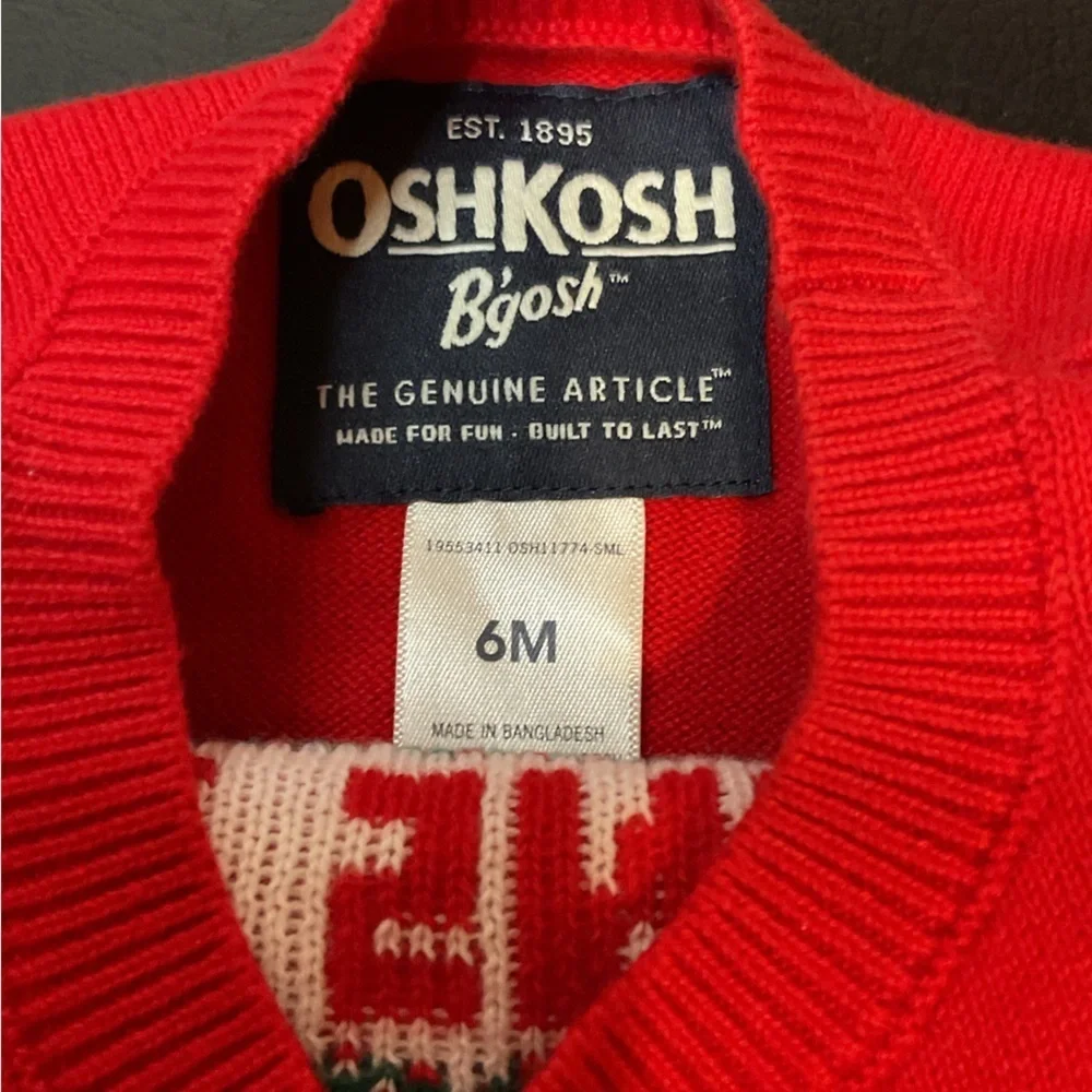 OshKosh B'gosh Red Holiday Sweater